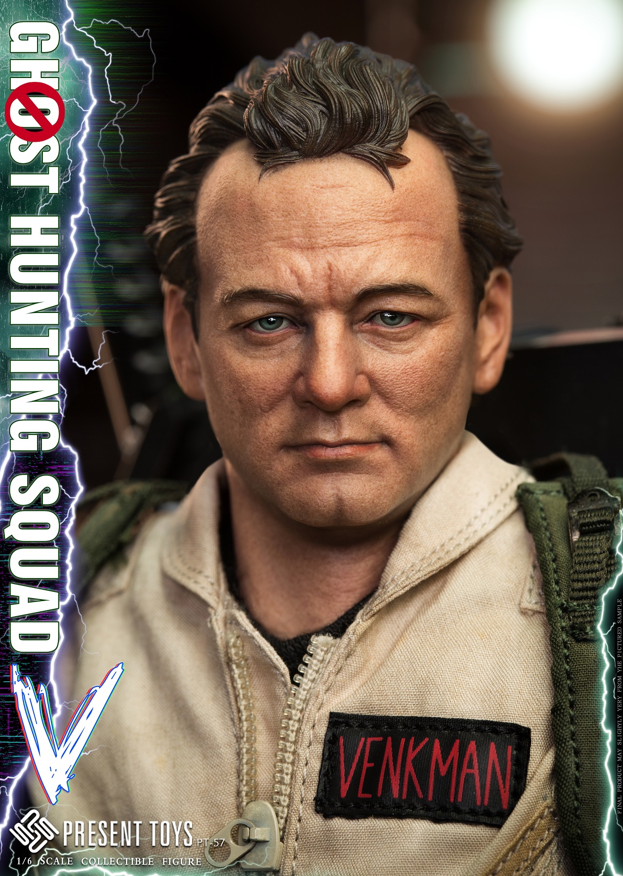[พร้อมส่ง] Present Toys 1/6 : Ghost hunting squad PT-sp57 : V (Bill Murray)