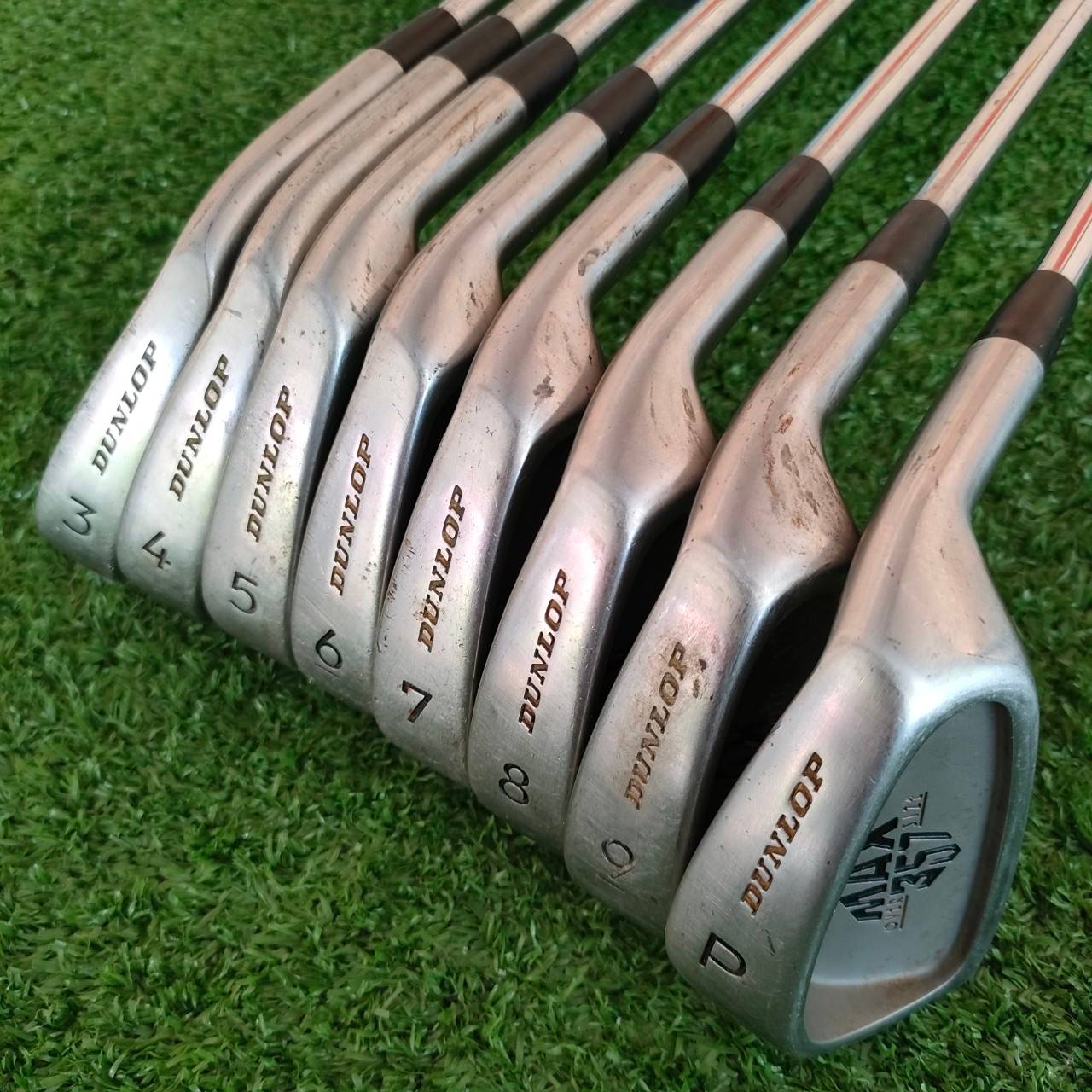 ชุดเหล็ก DUNLOP MAX 357 มีเหล็ก 3-9 เเละ PW ก้าน DUNLOP MAX 357 FLEX S เหล็กใบใหญ่ ตีง่ายแบบสุดๆเลยครับ