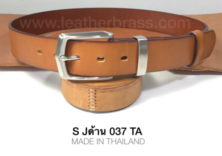 SS019-35B หัวเข็มขัดสเตนเลสแท้ขนาด 35 mm ชนิดเงา อะไหล่ทองเหลือง อุปกรณ์งานหนัง leatherbrass**ราคาต่อชิ้น**