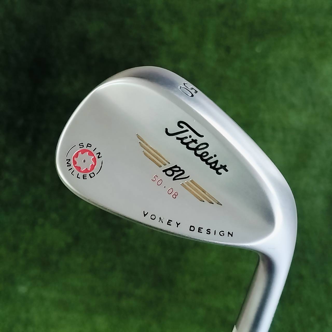 WEDGE Titleist VOKEY DESIGND SPIN MILLED จักรแดง ตัวโหด!!! องศา 50 BOUNCE 8 สภาพสวยมากๆ ไม้กอล์ฟพรีเมี่ยมครบชุดมือสองญี่ปุ่น ของแท้ By NakaraLuxurious