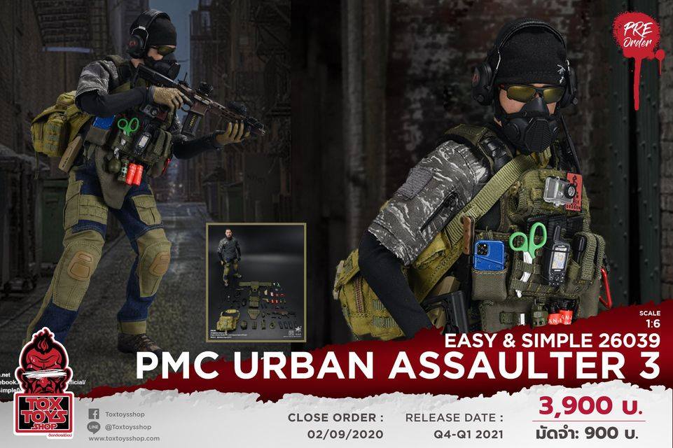 [สั่งจอง]Easy & Simple 26039 1/6 Scale : PMC Urban Assaulter 3