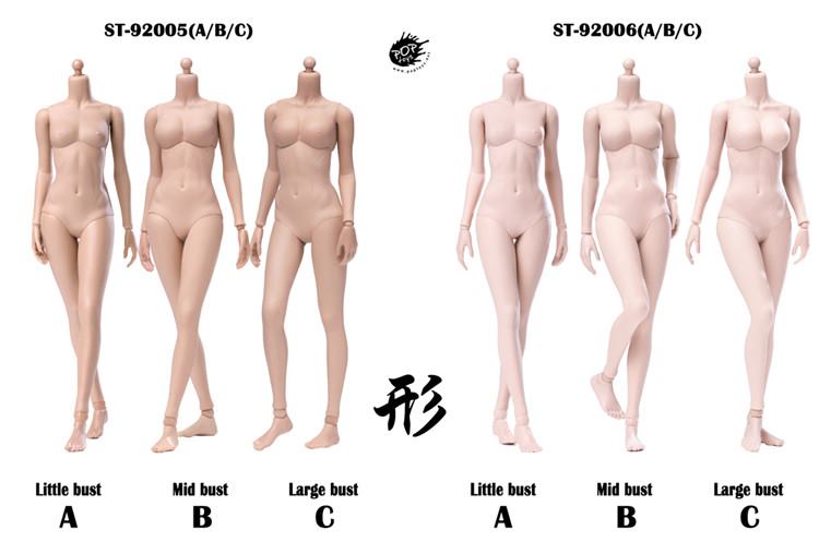 [สั่งจอง]POPTOYS 1/6 92003/92004 A/B/C,92005/92006 A/B/C Super flexible female body (Plastic Joints)
