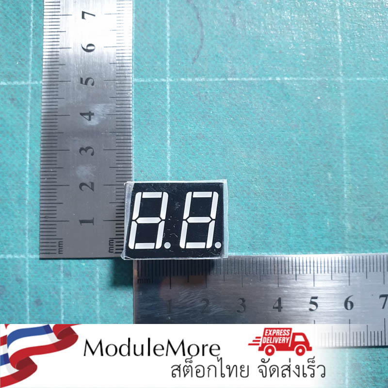 7-segment display 0.56 inch จอแสดงตัวเลข [ 1 2 3 4 digit ] common cathode 0.56 นิ้ว 7 segment สีแดง