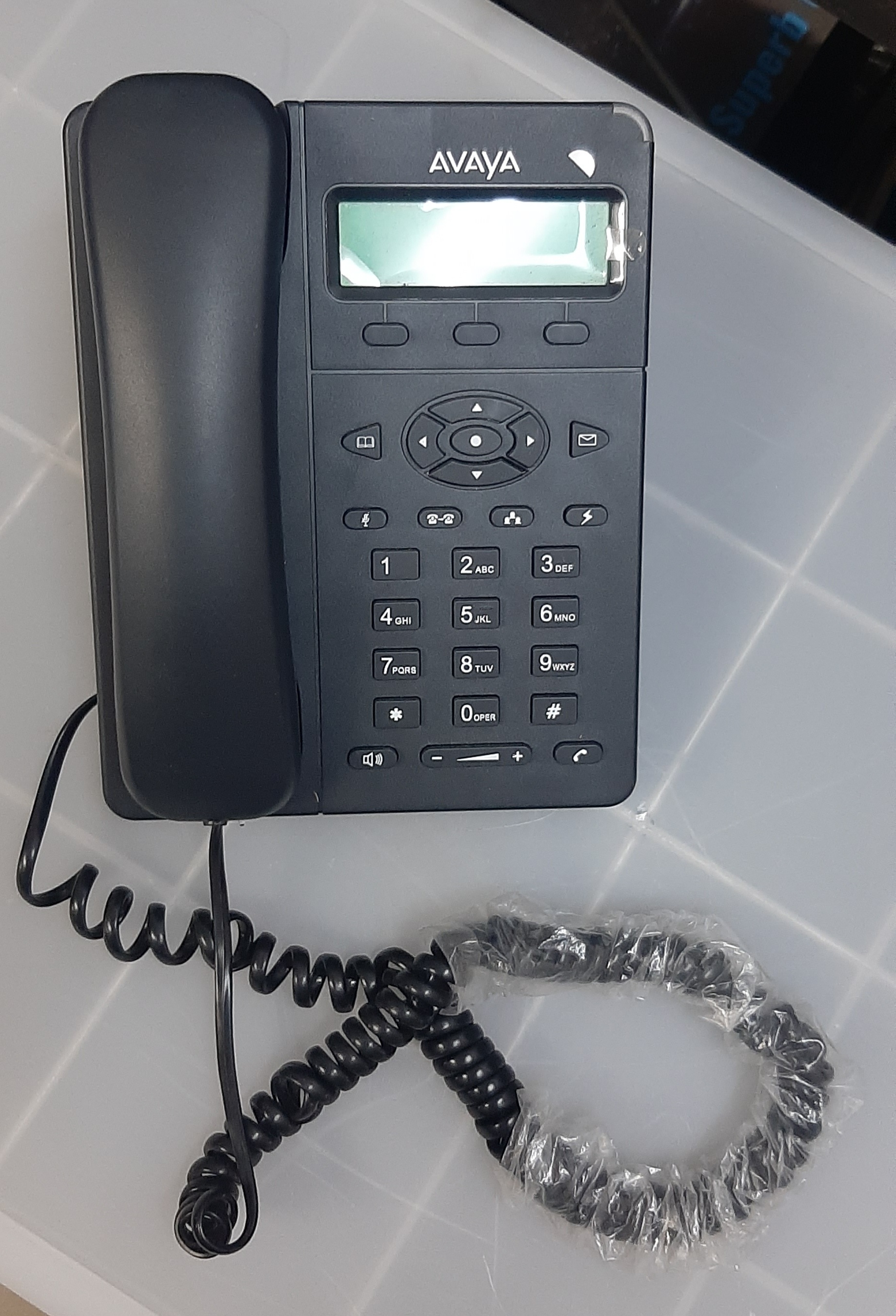 Deskphone มือสอง สภาพดี Avaya E129 SIP Office Business Phoneประกันร้าน 1 เดือน