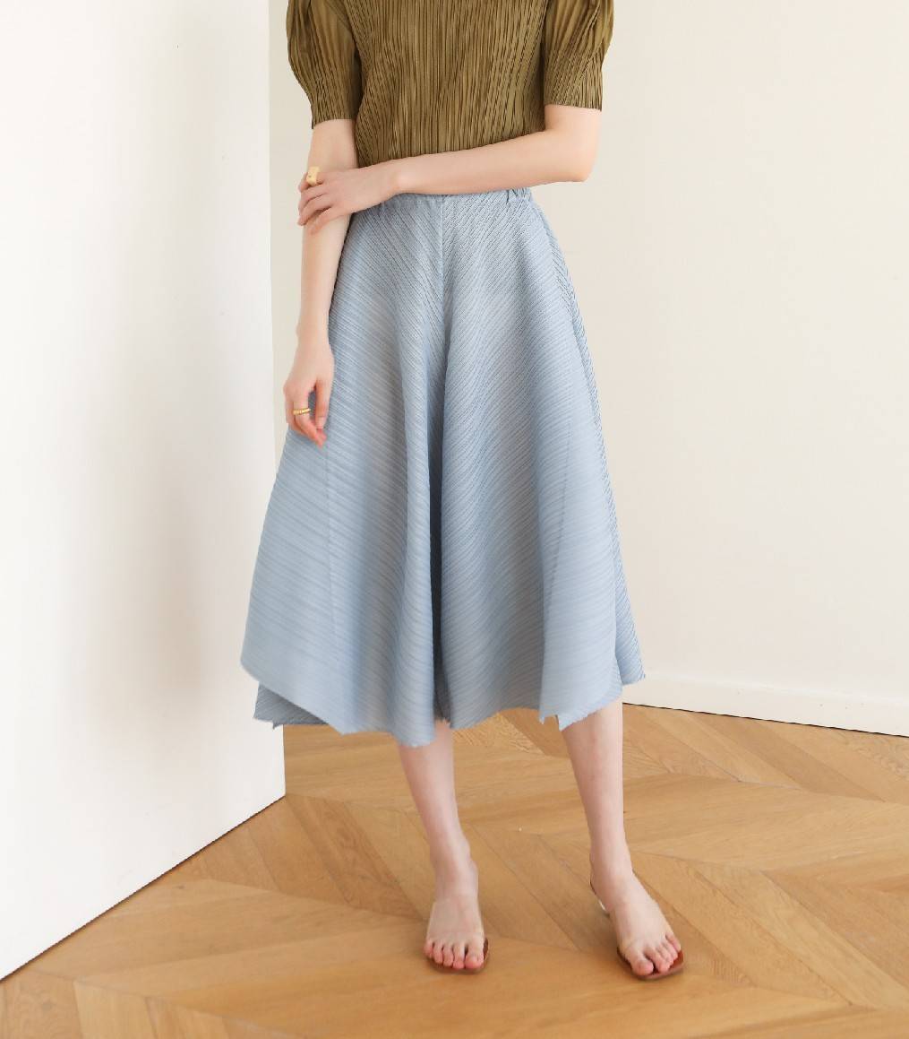 ยาว 28นิ้ว!! 2MUAY รุ่น GJO2923 FLARED PLEAT PANT กางเกงผู้หญิง กางเกงพลีทคุณภาพ 12สี FREE SIZE