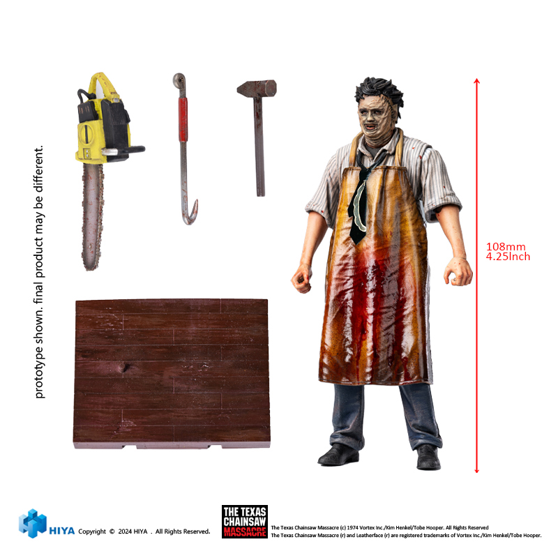 [สั่งจอง]Hiya toys EMT0103 1/18 : Texas Chainsaw Massacre(1974)LeatherFace - Killing Mask