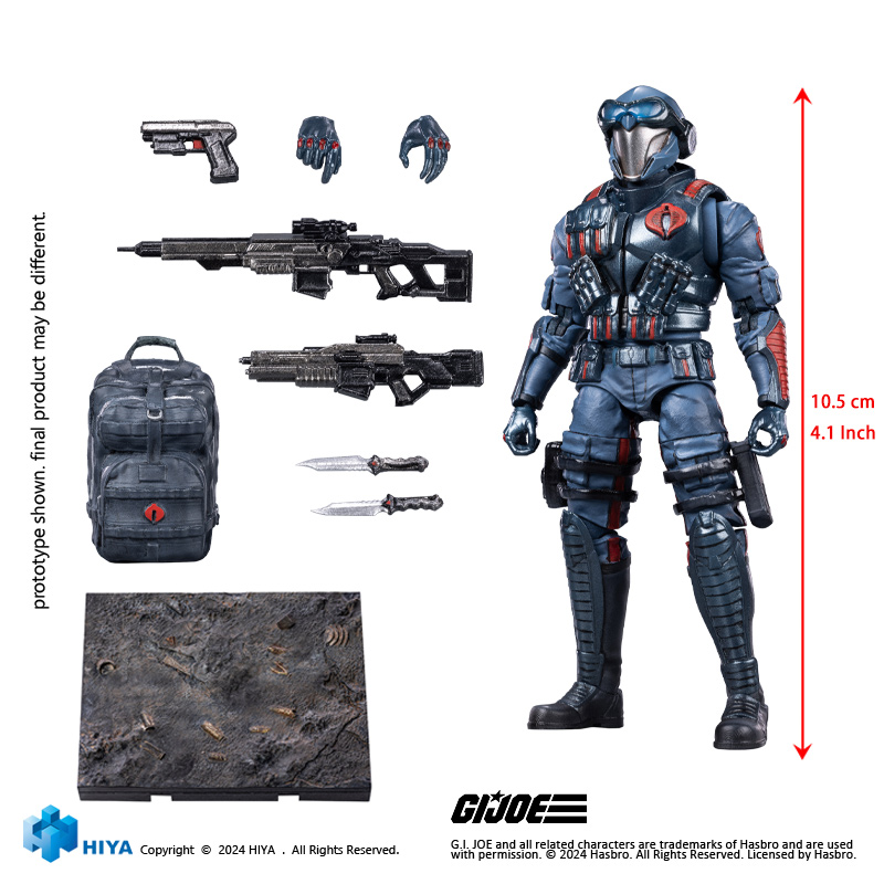 [สั่งจอง] Hiya EMG0156 1/18 : Exquisite Mini Series - G.I.Joe Cobra Viper