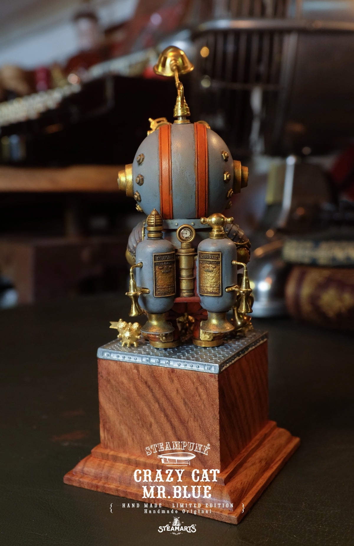 [สั่งจอง]STEAMARTS : CRAZY CAT MR.BLUE [Grey/Blue version]