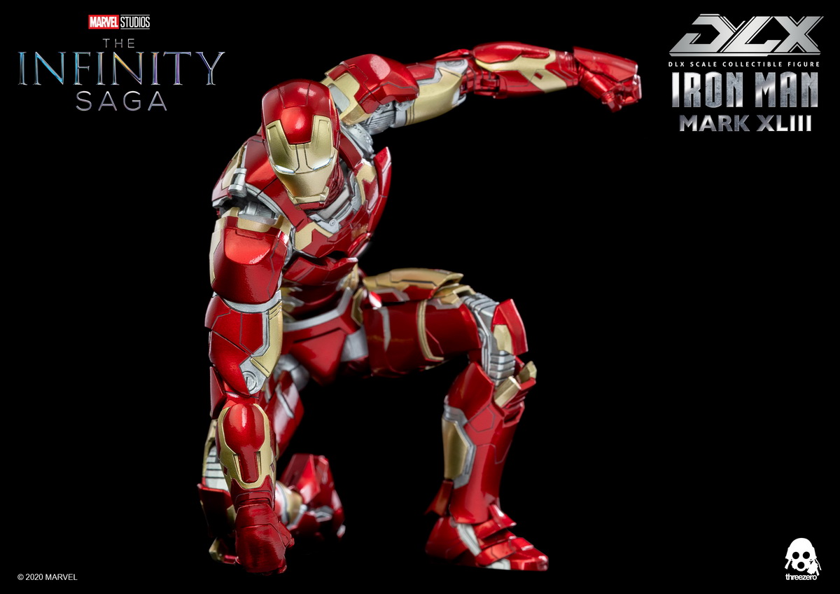 [พร้อมส่ง]Threezero DLX : Iron Man [Re-issue]- 3Z0247 : Mark43