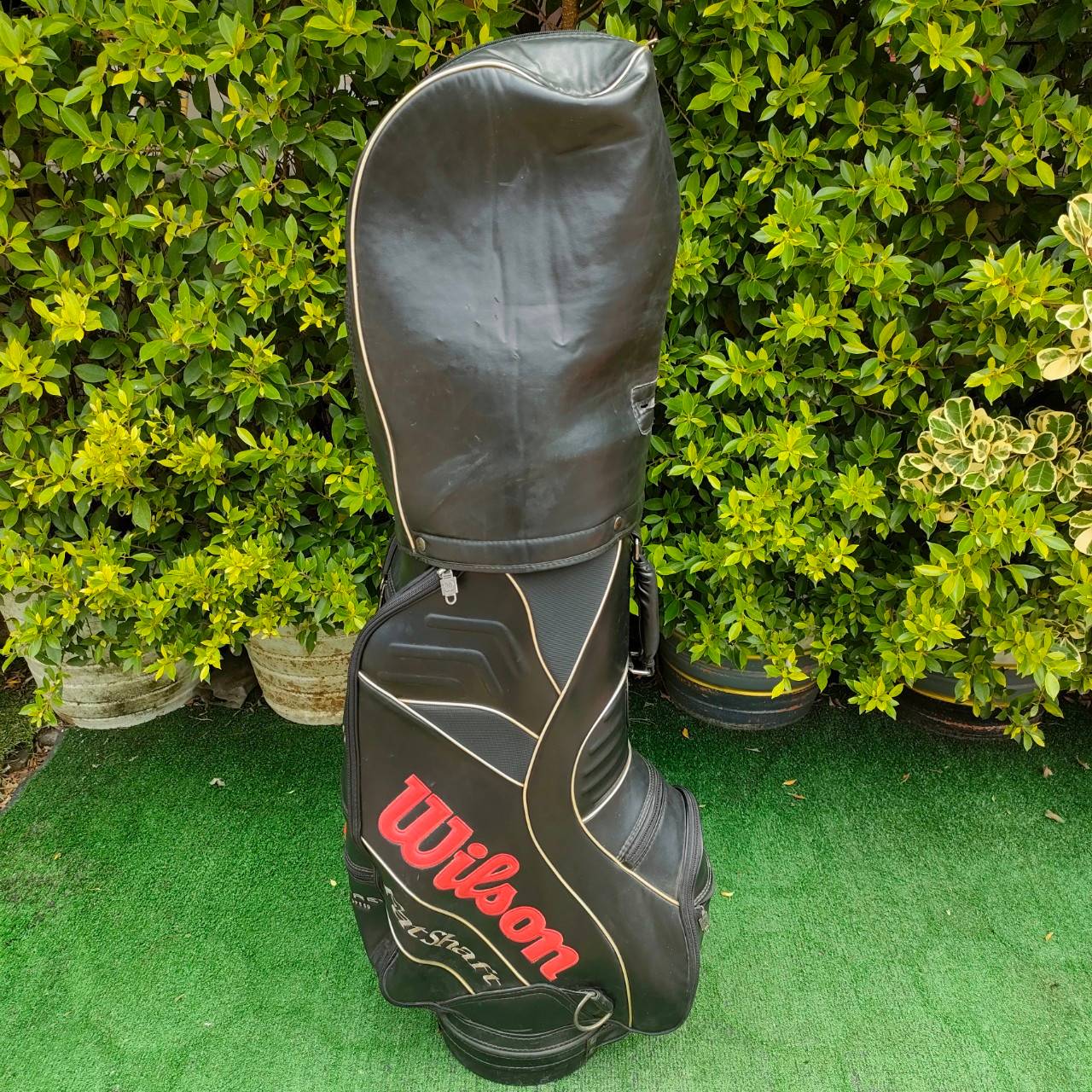 ถุงกอล์ฟ FATSHAFT ACCURACY มือสอง ถุง TOUR สภาพสวย พร้อมใช้ ใบใหญ่ เป็นถุงแข่งของโปรWILSON มือสอง ของแท้ BY NakaraLuxurious