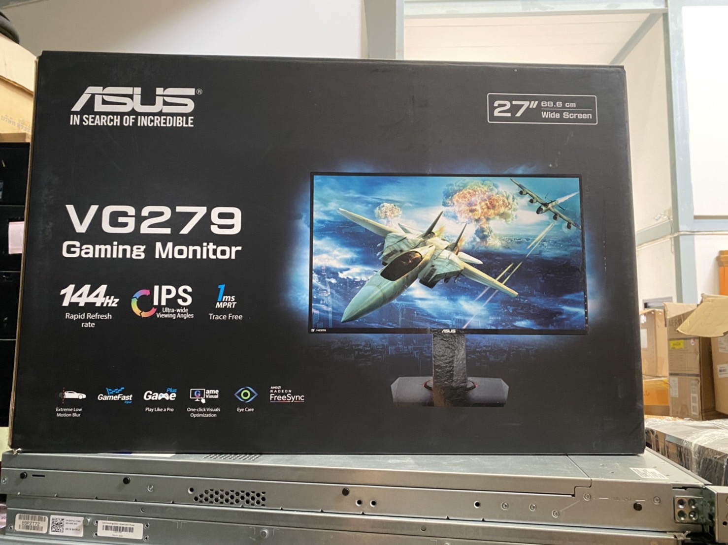 MONITOR (จอมอนิเตอร์) ASUS VG279Q 27" IPS 1MS 144Hz