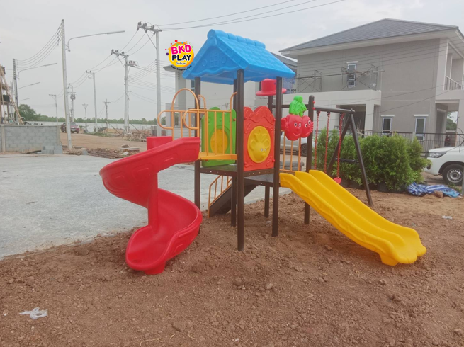 โปรโมชั่นเครื่องเล่นสนามกลางแจ้ง ชุดบ้านเด็กสีฟ้า สนามเด็กเล่น ,เครื่องเล่นสนามกลางแจ้งในร่มราคาถูก, เครื่องเล่นสนามปฐมวัย, playground, outdoorplayground ครุภัณฑ์สนามเด็กเล่น, สพฐ,โครงการโรงเรียนประชารัฐ ทำงบประมาณ70,000 บาท