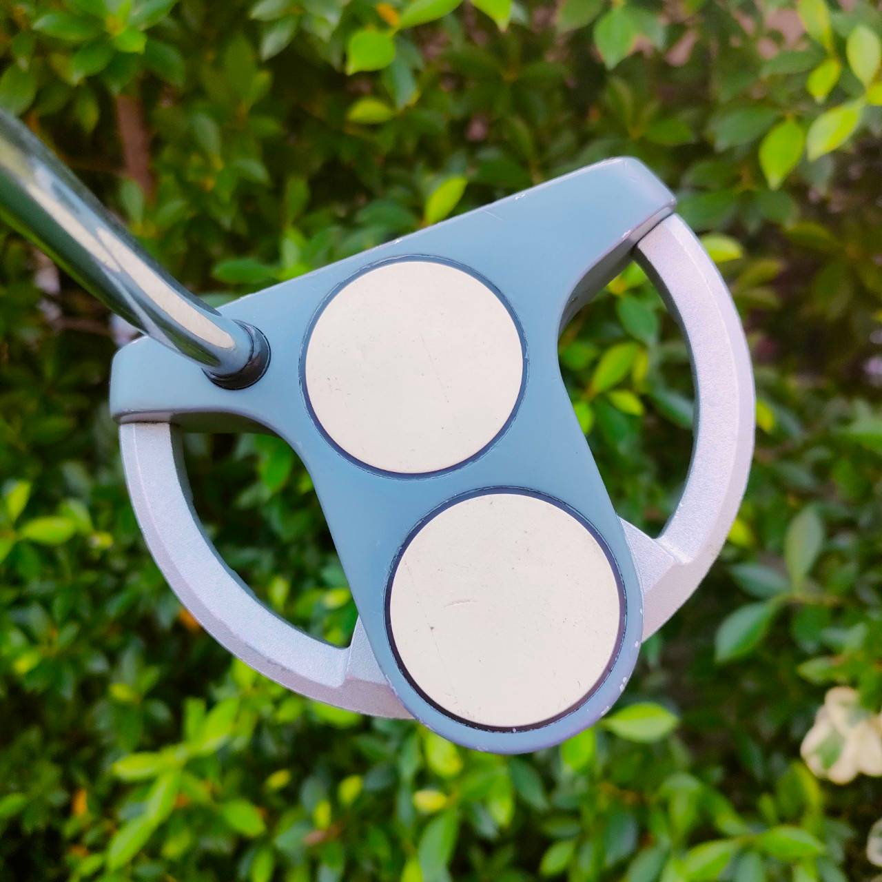 PUTTER ODYSSEY 2-BALL SRT WHITE STEEL ความยาว 34 นิ้ว ใส่กริพใหญ่ สุดนุ่ม SUPER STROKE รุ่นนี้พิเศษมากๆ!! ไม้กอล์ฟมือสอง ของแท้ BY NakaraLuxurious