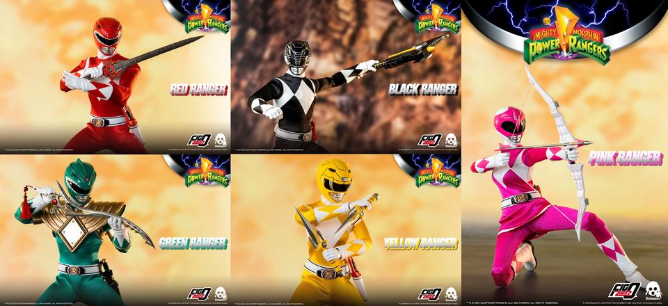 [สั่งจอง] Threezero 1/6 : Power Rangers (Classic)