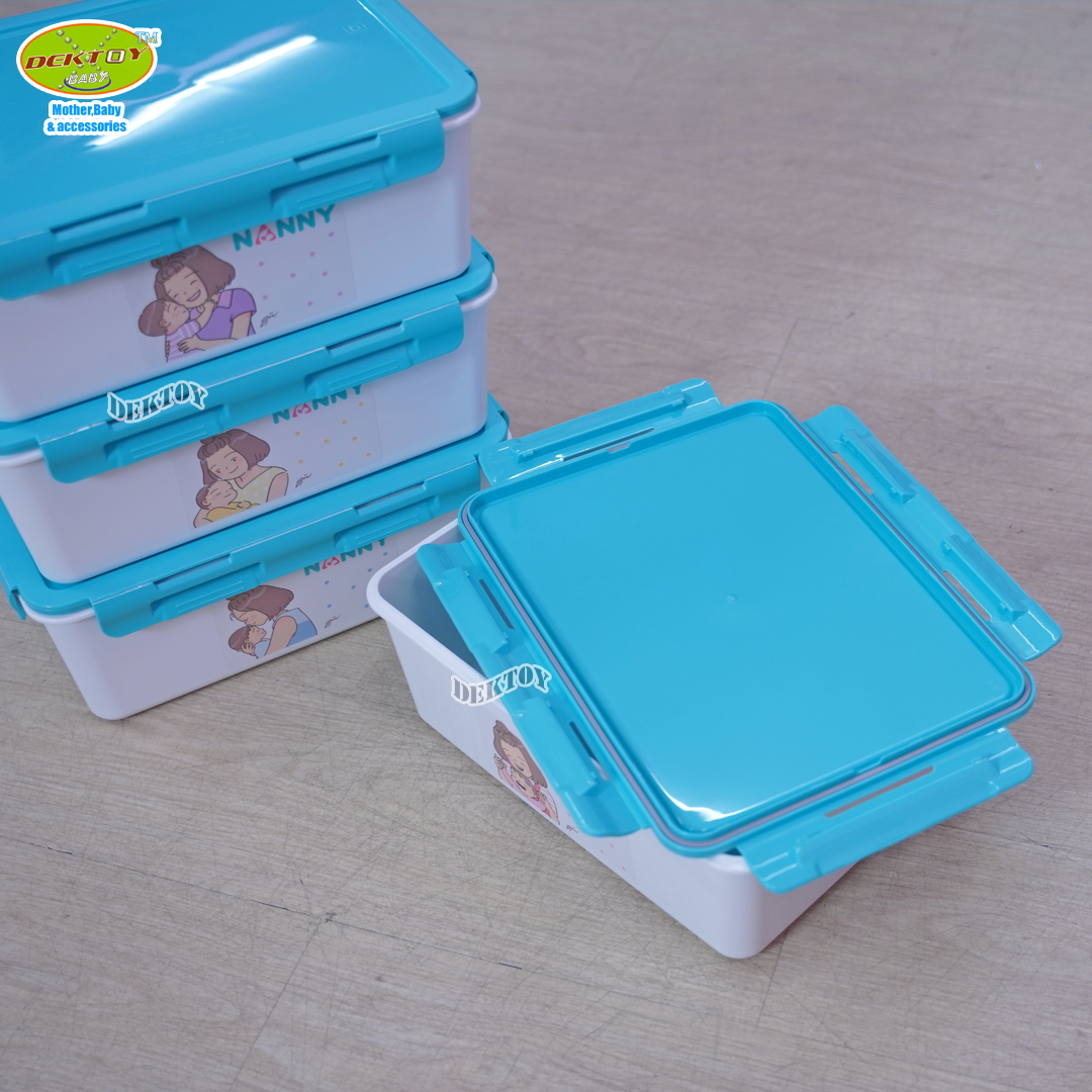 Nanny แนนนี่ กล่องเก็บของเอนกประสงค์ ขนาด 5 ลิตร ลาย Munin (มุนิน) 186MU