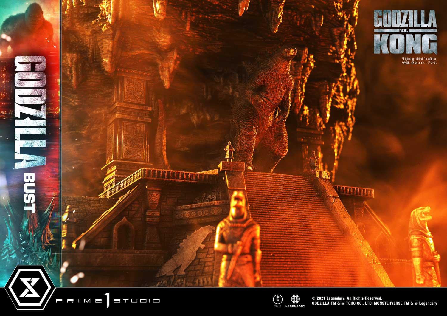 [สั่งจอง]Prime 1 Studio LSGVK-01 : Godzilla vs Kong Godzilla Bust