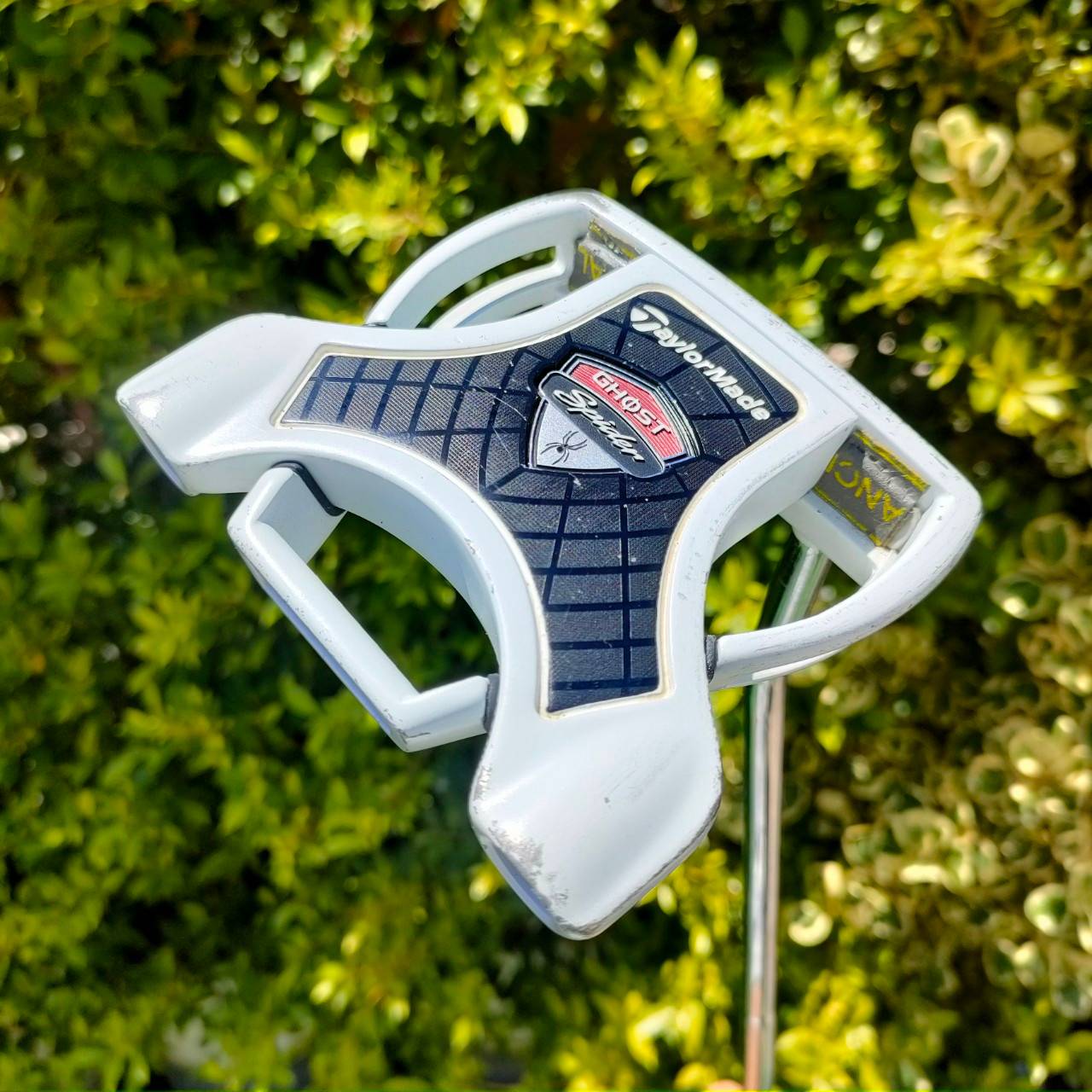 PUTTER TAYLORMADE GHOST SPIDER ก้าน GHOST ความยาว 34 นิ้ว พร้อม COVER เดิม ** กริฟ เสื่อมสภาพ ** รุ่นนี้ดังมาก!! ดีมาก!! HIGH M.O.I.สุดๆ ไขปรับได้!!! ไม้กอล์ฟมือสอง ของแท้ BY NakaraLuxurious