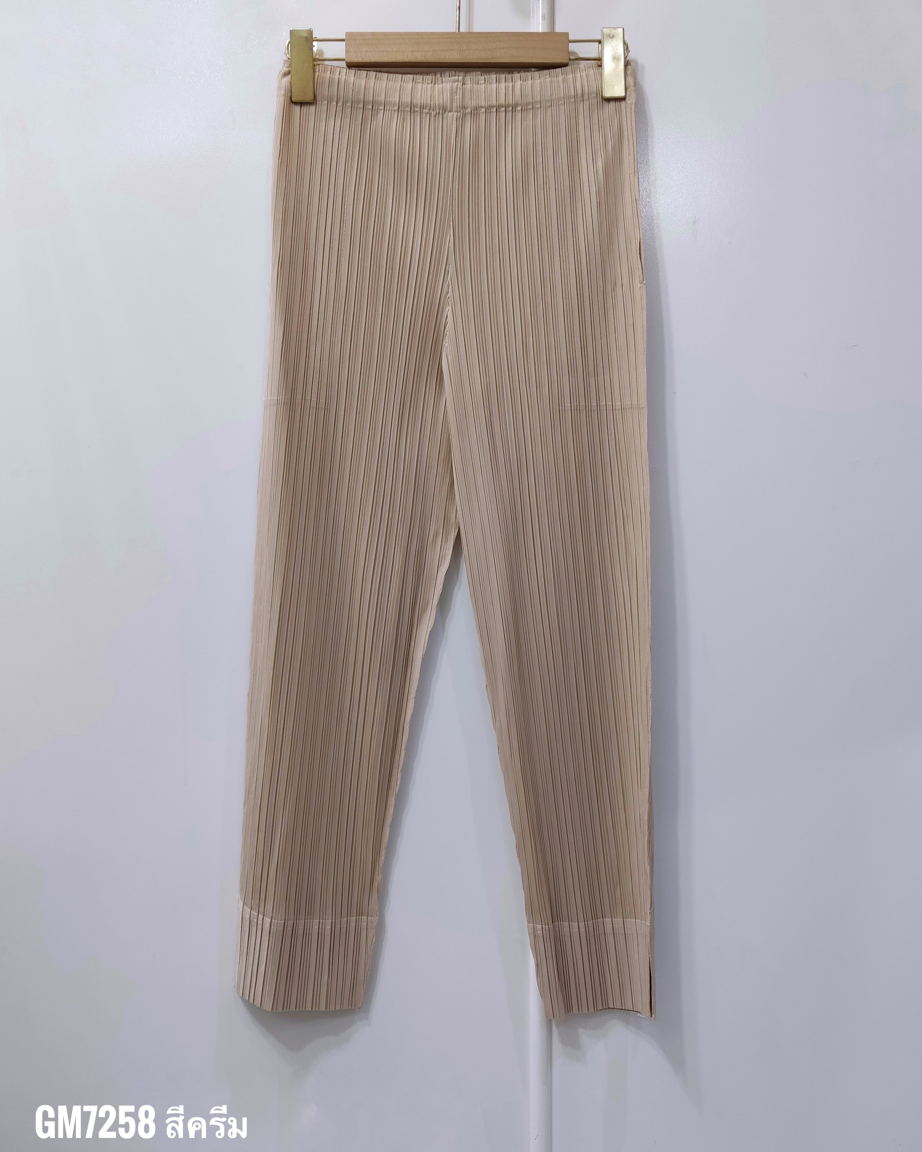 ยาว 34 นิ้ว 2MUAY รุ่น GM7258 กางเกงอัดพลีท SLIM FIT PLEATED PANTS 55 สี FREE SIZE