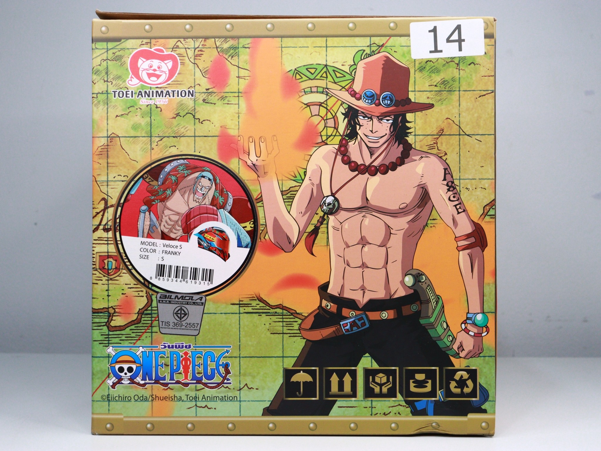 หมวกกันน็อค BILMOLA วันพีช รุ่น Veloce S(FRANKY) Size:S