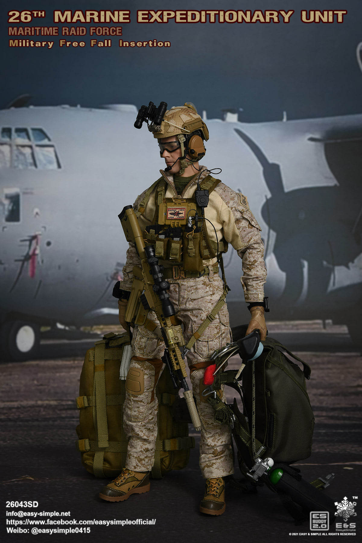 [สั่งจอง]Easy&Simple 26043S : 31ST MEU MRF Military Free Fall Insertion