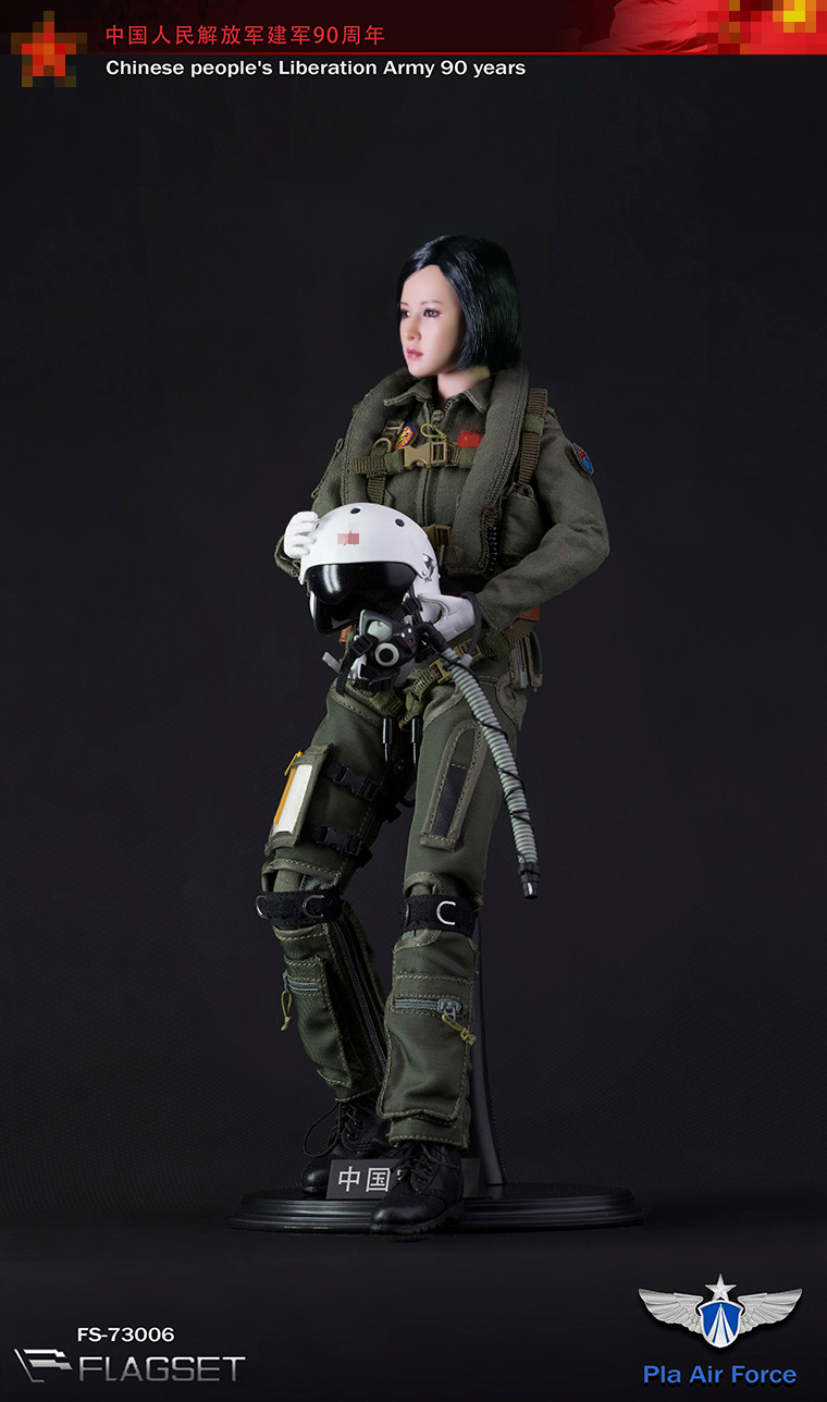 FLAGSET 1/6 中国人民解放軍 戦闘機パイロット アップグレード.Ver FLAGSET 1/6 PLAAF Airborne 中国人民解放軍 空軍 空降兵