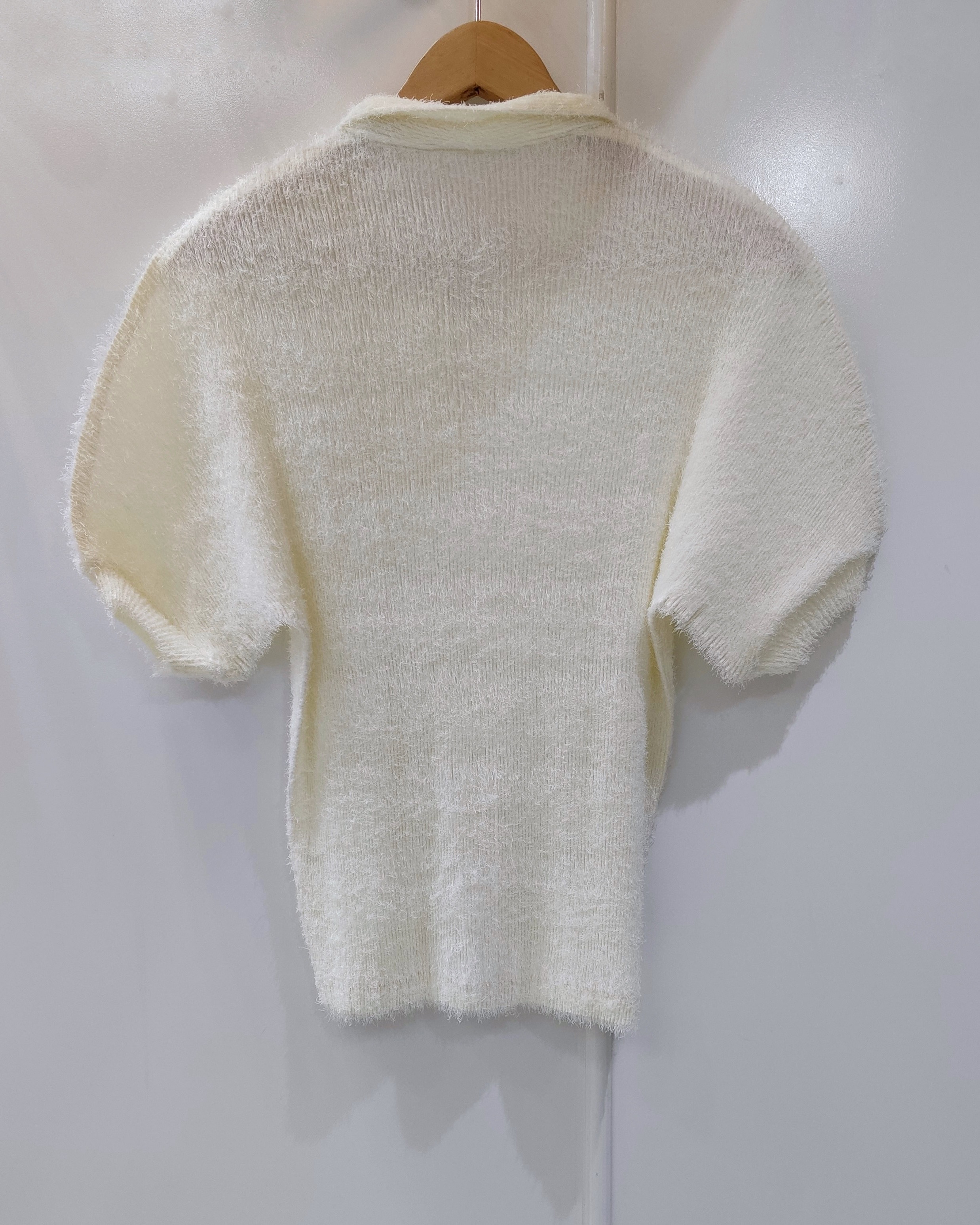 2MUAY รุ่น GJO11448 เสื้ออัดพลีท FUFFY POLO PLEATED TOP 4 สี FREE SIZE