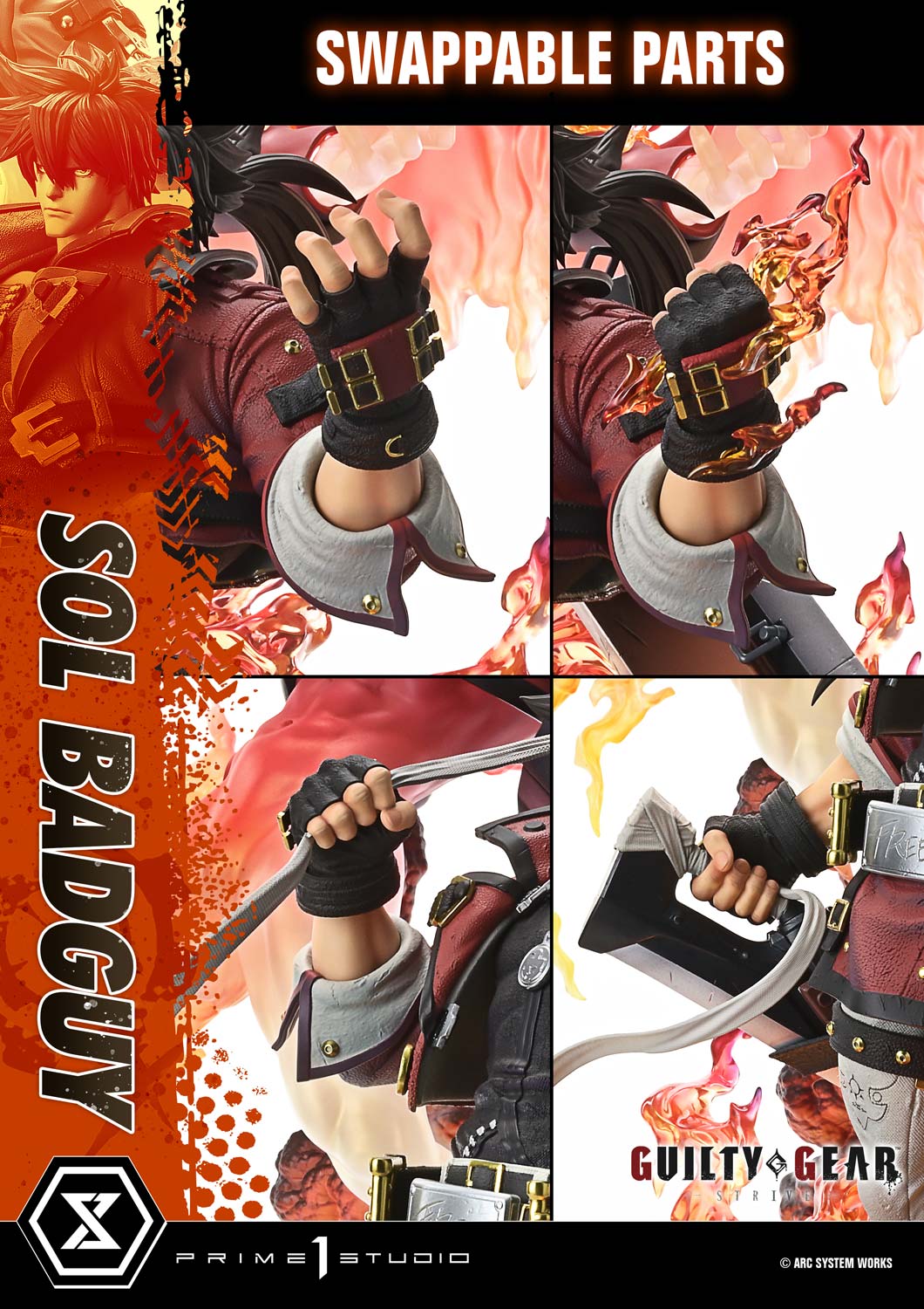 [สั่งจอง]Prime 1 Studio UPMGG-03 : Sol Badguy (GUILTY GEAR -STRIVE-)
