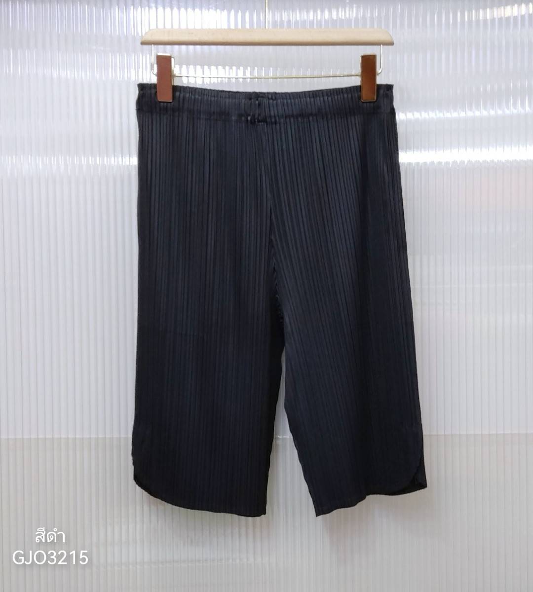 2MUAY รุ่น GJO3215 กางเกงผู้หญิงขาสั้น กางเกงพลีทคุณภาพ 12สี FREE SIZE CASUAL PLEAT SHORT PANT