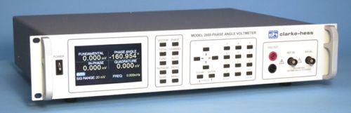 Clarke-hess 2600 Phase Angle Voltmeter