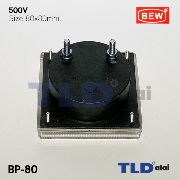 พาแนลมิเตอร์ โวล์มิเตอร์ แบบเข็ม ขนาด 500v ขนาด 80x80 mm. รุ่น BP-80 พร้อมอุปกรณ์ยึด Panel Meter ตัววัดความถี่ไฟฟ้า (Analog Frequency Panel Meter)