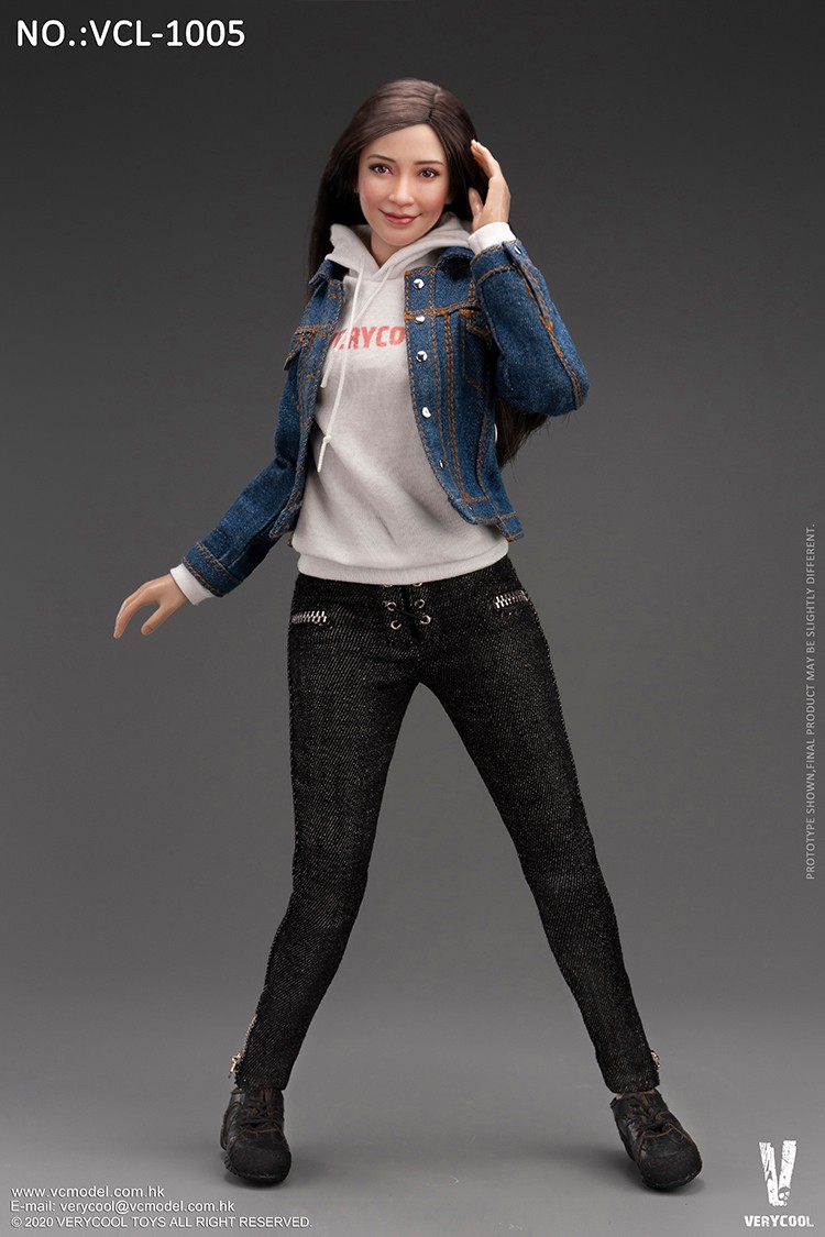 [สั่งจอง] VERYCOOL VCL-1005 / FX10 1/6 : Denim Leisure Wear Set - Head Sculpt & Female Body