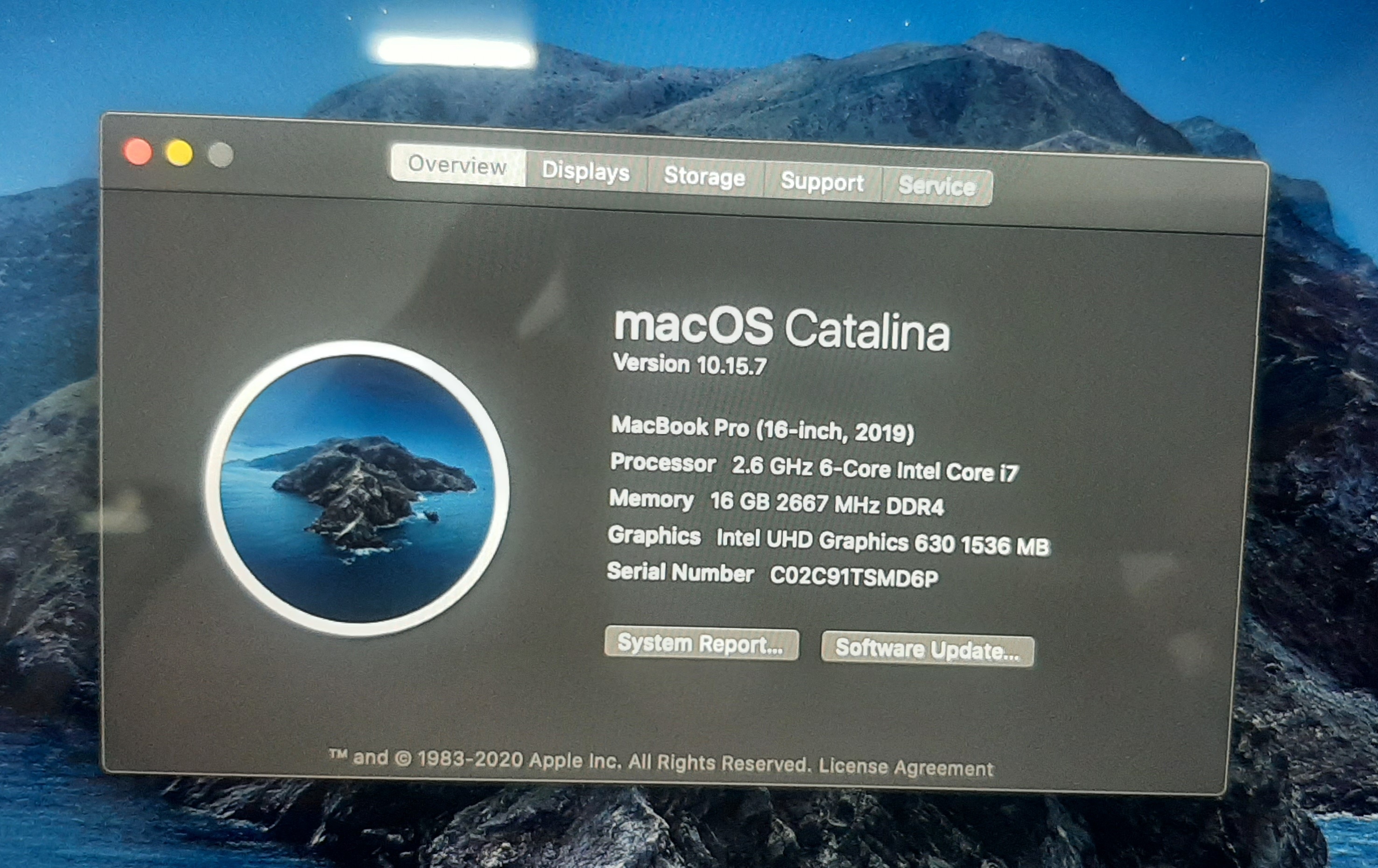 โน๊ตบุ๊คมือสอง ประกันร้าน 1 เดือน Pro16" 2019 (CPU i7-9750H Ram16GB SSD512GB GPU1.5GB) + Adapter สภาพดี