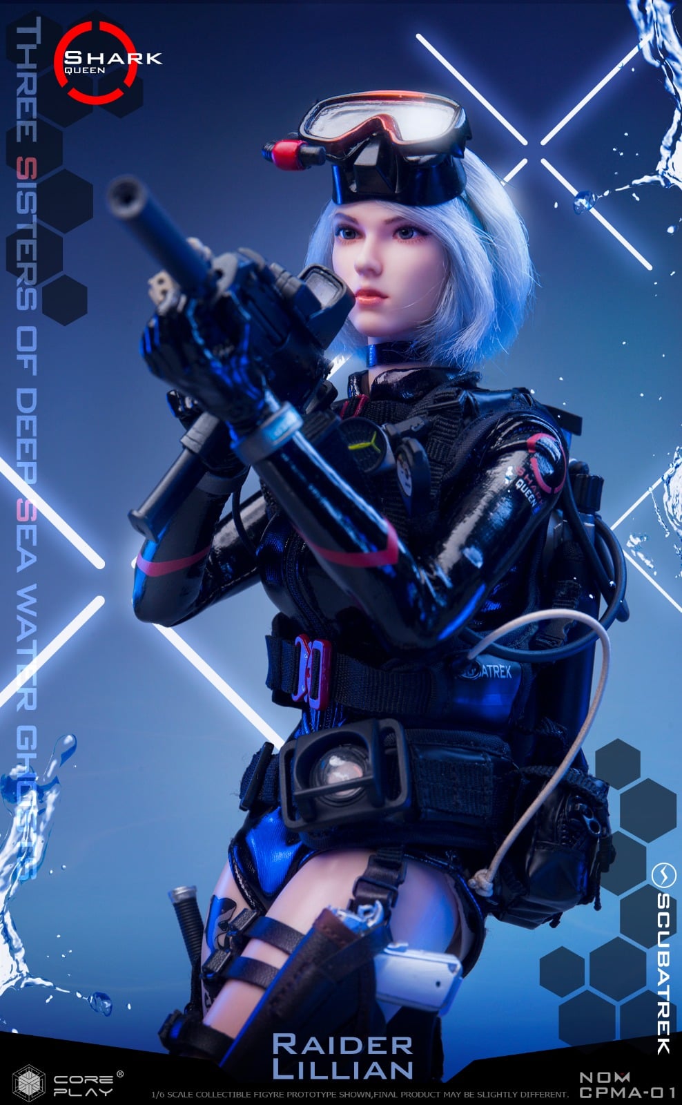 [สั่งจอง]Coreplay CPMA-01 1/6 : Three Sisters Of Deep SEA Water Ghosts RAIDER LILLIAN