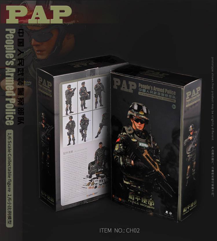 [สั่งจอง]KADHOBBY 1/6 No.CH01 PLA Navy Marine Corps KADHOBBY 1/6 No.CH02 PAP People's Armed Police KADHOBBY 1/6 No.CH03 PFOR Chinese peacekeepers