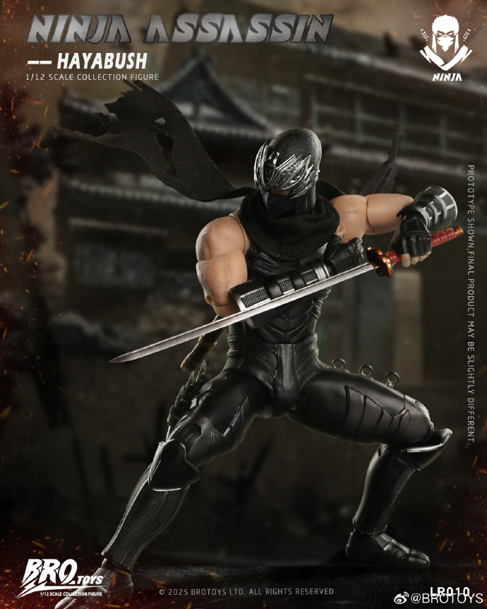 สั่งจอง] BROTOYS LR010 1/12 : Ninja Assassin-Hayabush (17.5ซม