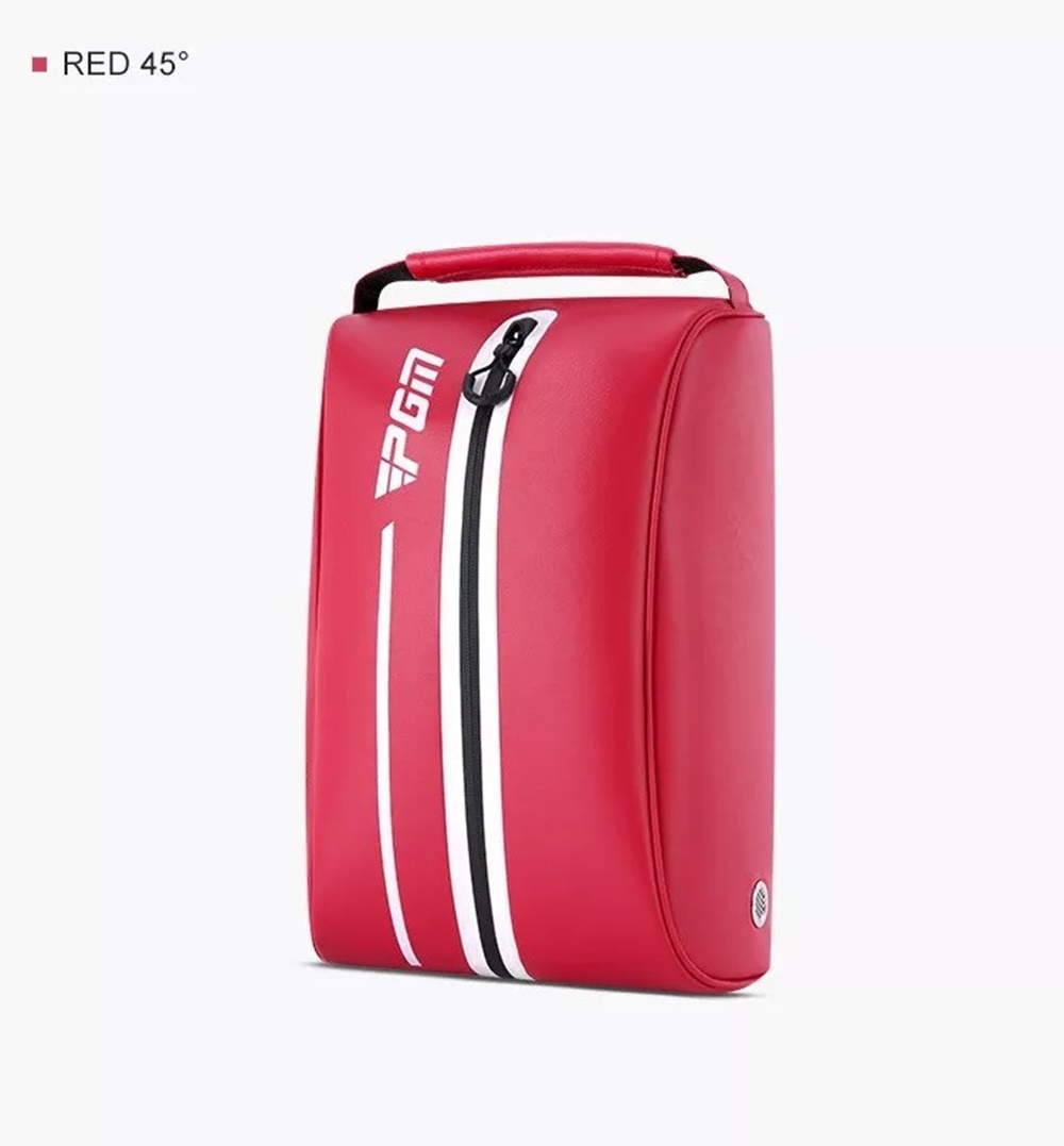 กระเป๋ารองเท้ากอล์ฟ กันน้ำ PGM XB006 วัสดุไนล่อนกันน้ำมีความแข็งแรงทนทานและทนต่อสิ่งสกปรก ล้างออกง่าย เนื้อวัสดุไม่ซับน้ำ