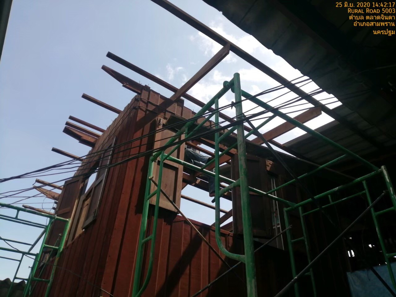 ปรับปรุงบ้านพักครูโรงเรียนปรีดาราม (สามพราน)