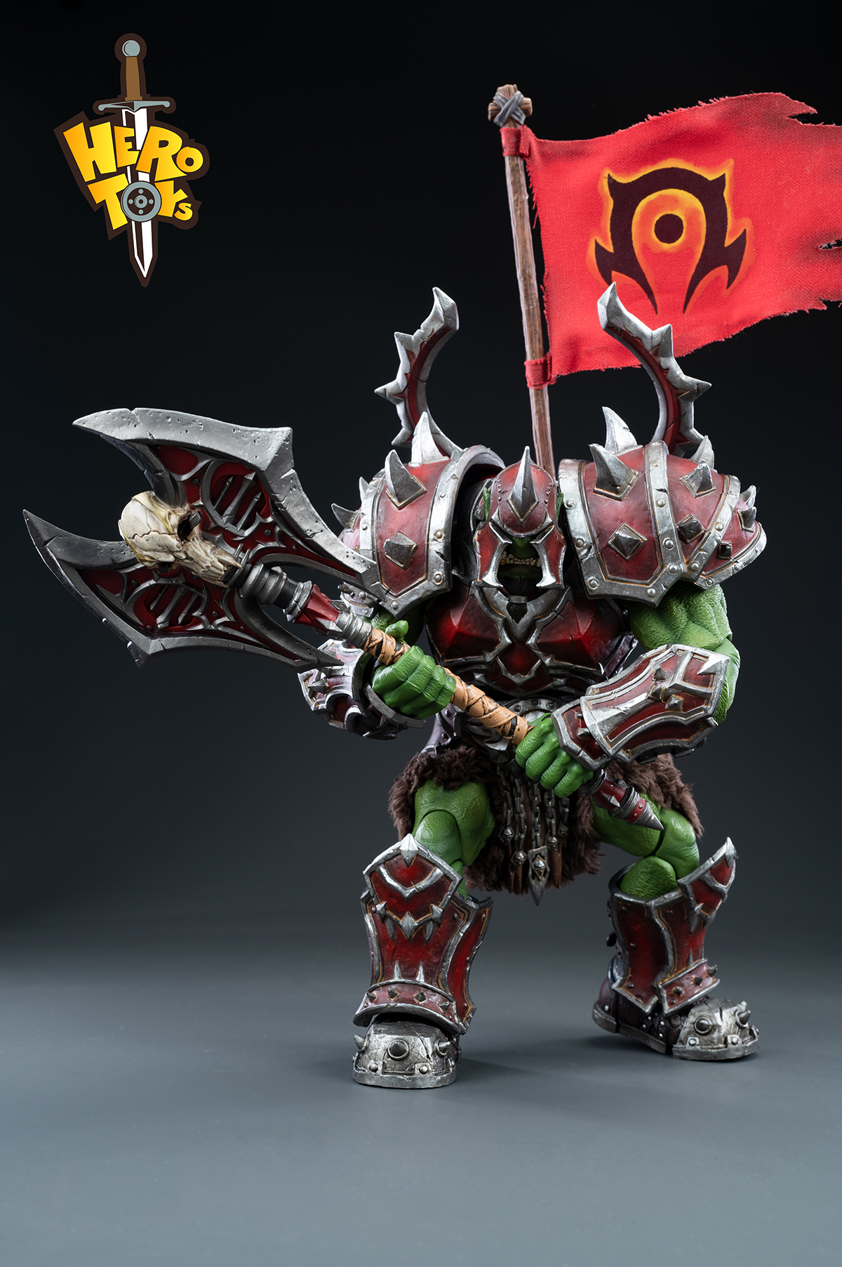 [พร้อมส่ง] Hero toys 7" : Orc Warlord Warrior - Kor'kron