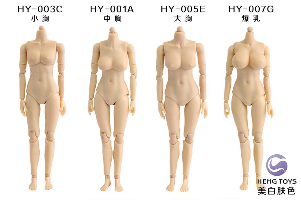 [สั่งจอง]HENG TOYS Semi-Seamless Joint 1/12 Body total 8 kinds
