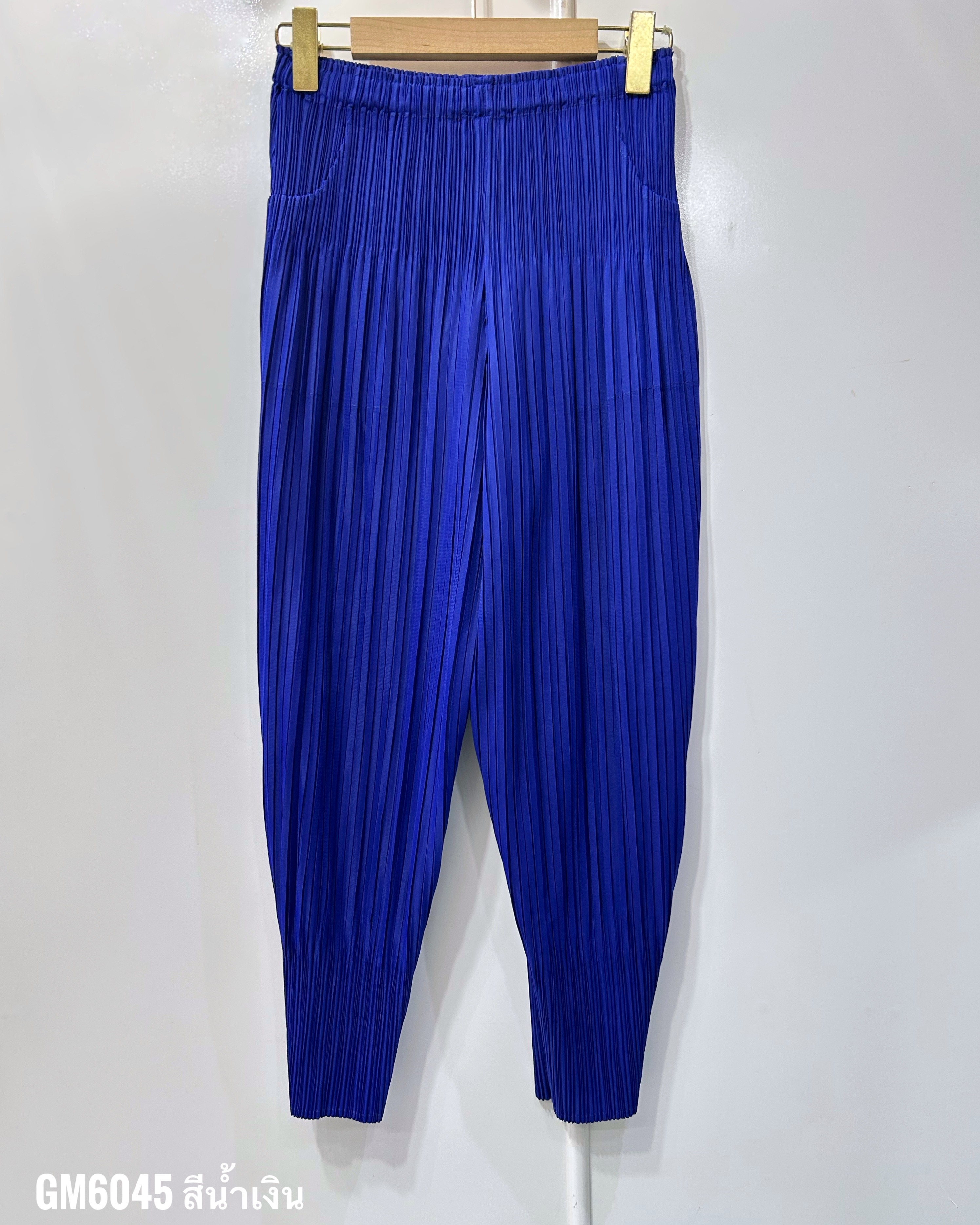 ยาว 34 นิ้ว 2MUAY รุ่น GM6045 กางเกงอัดพลีท FLUFFY PLEATED PANTS 31 สี FREE SIZE