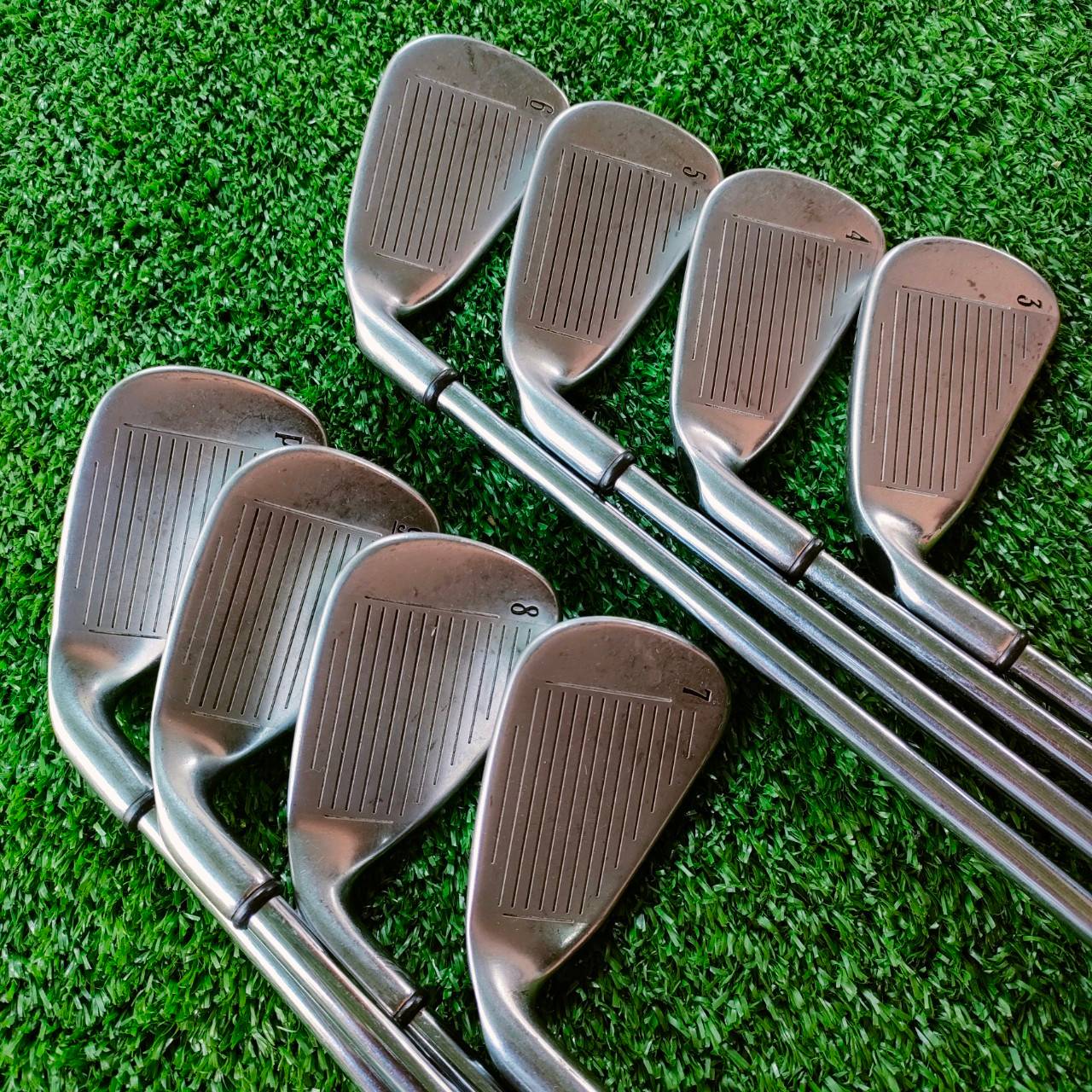 ชุดเหล็ก CALLAWAY X18 มีเหล็ก 3-9 เเละ PW ก้าน NS PRO 950 FLEX R ก้านพรีเมี่ยมน้ำหนักเบามาก เป็นชุดเหล็กรุ่นดังที่สุด ดีที่สุด ไม้กอล์ฟพรีเมี่ยมมือสอง By NakaraLuxurious