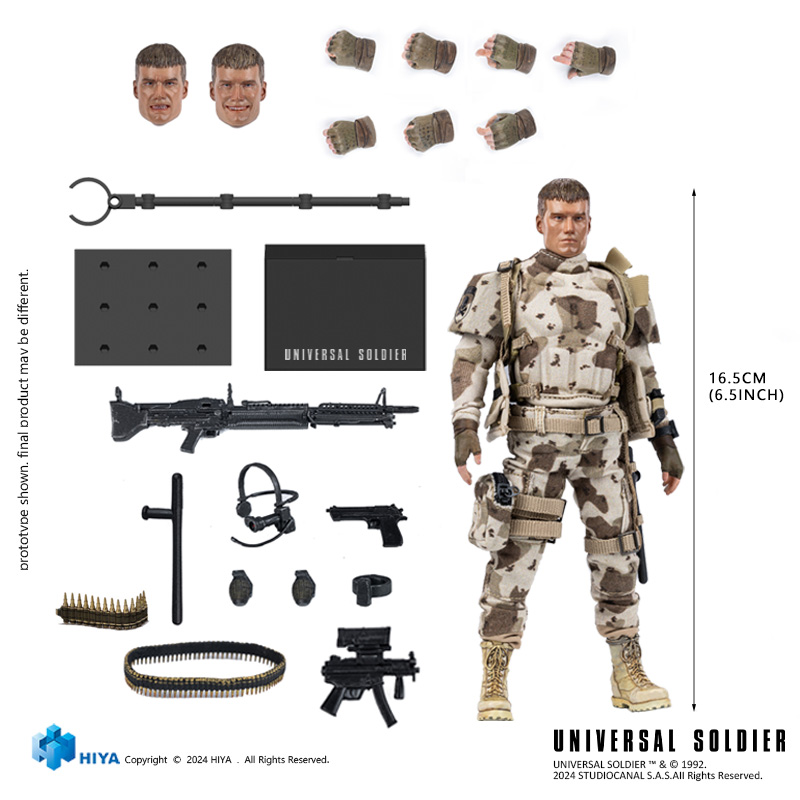 [สั่งจอง]Hiya Toys Exquisite Super ESU0254 1/12 : Universal Soldier - Andrew Scott