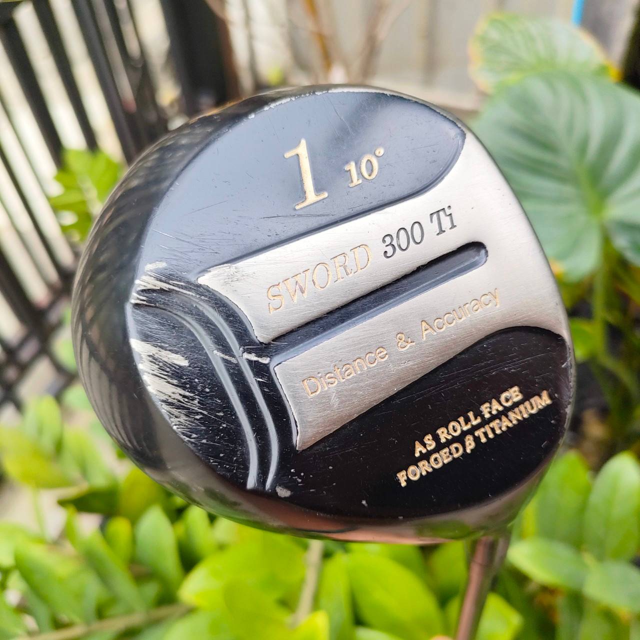 DRIVER KATANA SWORD 300 Ti องศา 10 ก้าน GRAFLLOY PROLITE FLEX R ต้อนตำหรับหน้าเด้ง AS ROLL FACE วัสดุ FORGED TITANIUM ไม้กอล์ฟมือสอง ของแท้ BY NakaraLuxurious