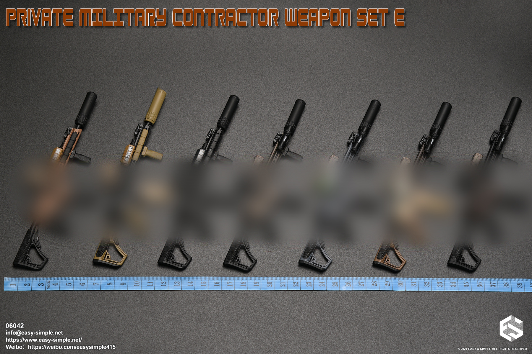 [สั่งจอง]Easy&Simple 06042 1/6 : PRIVATE MILITARY CONTRACTOR WEAPON SET E