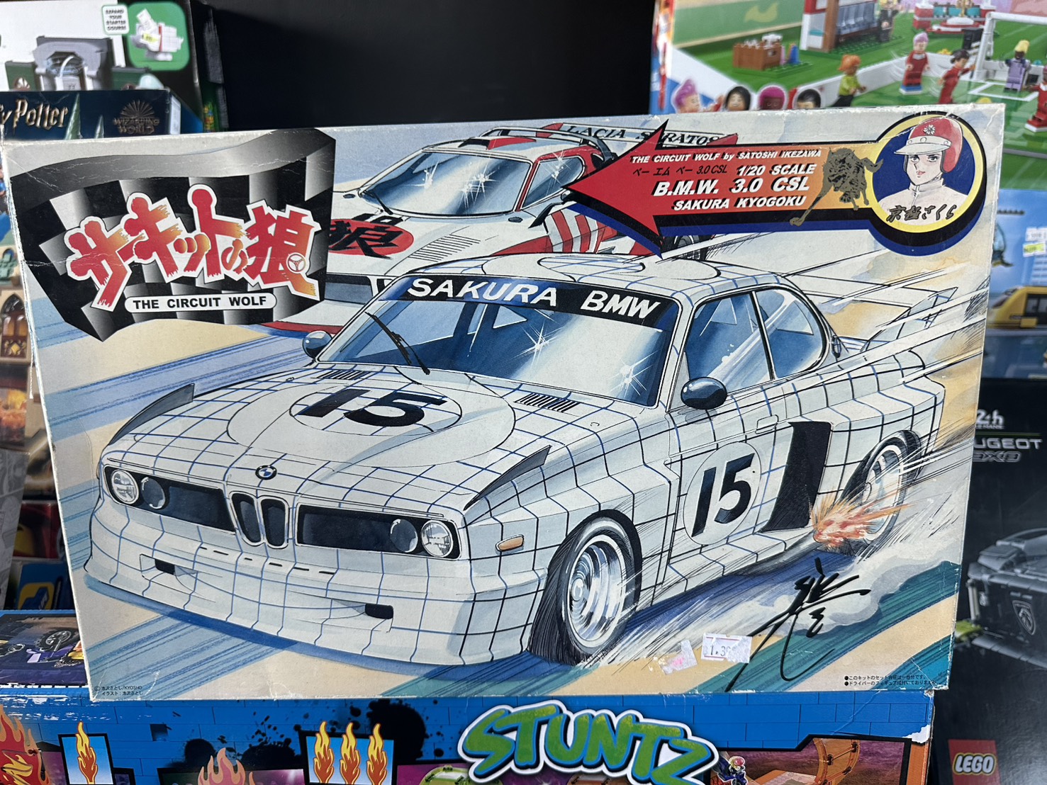 ชุดโมเดล DOYUSHA 1/20 BMW 3.0 CSL CIRCUIT WOLF ART CAR FRANK STELLA
