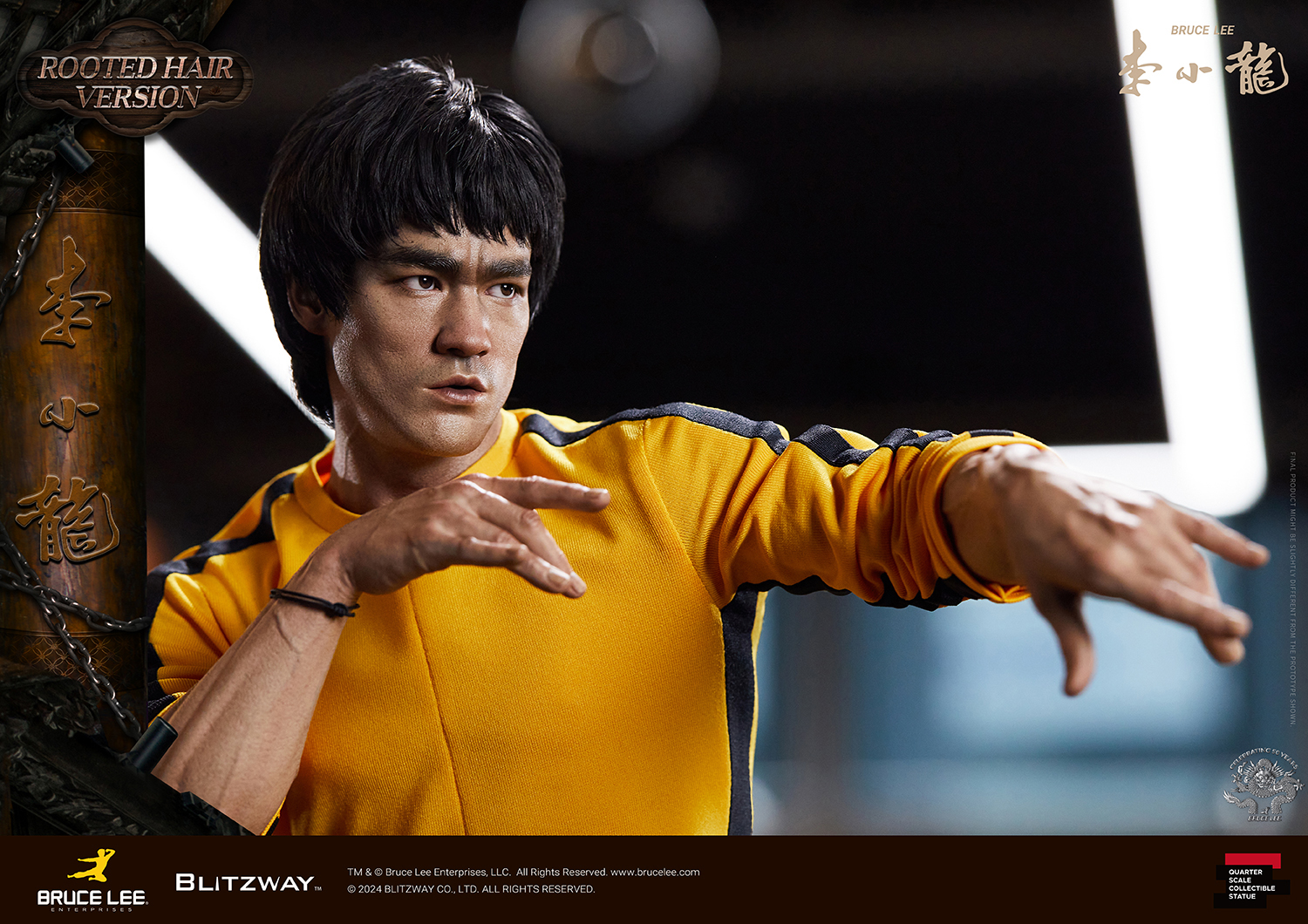 [สั่งจอง] Blitzway BW-SS-22401 1/4 : Bruce Lee Tribute 50th Anniversary Grafted Hair Version