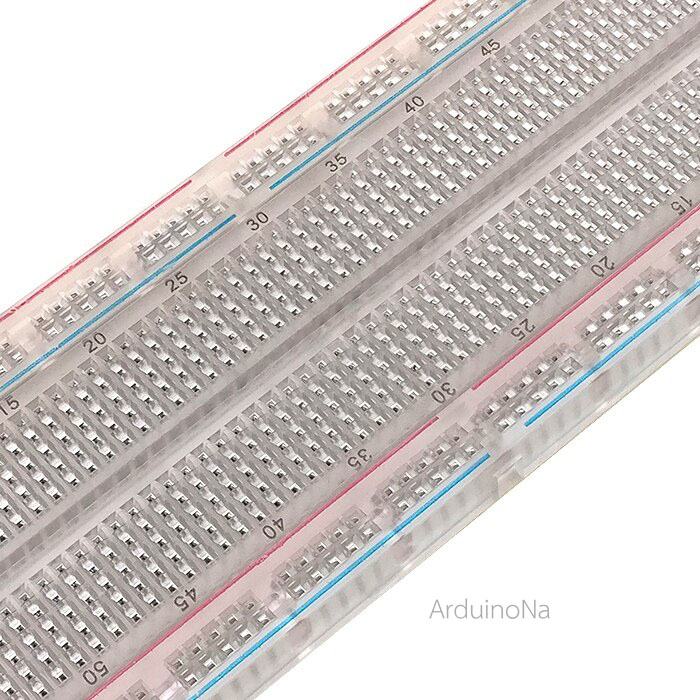 Breadboard 830 hole MB-102 บอร์ดทดลองแบบใส 830รู