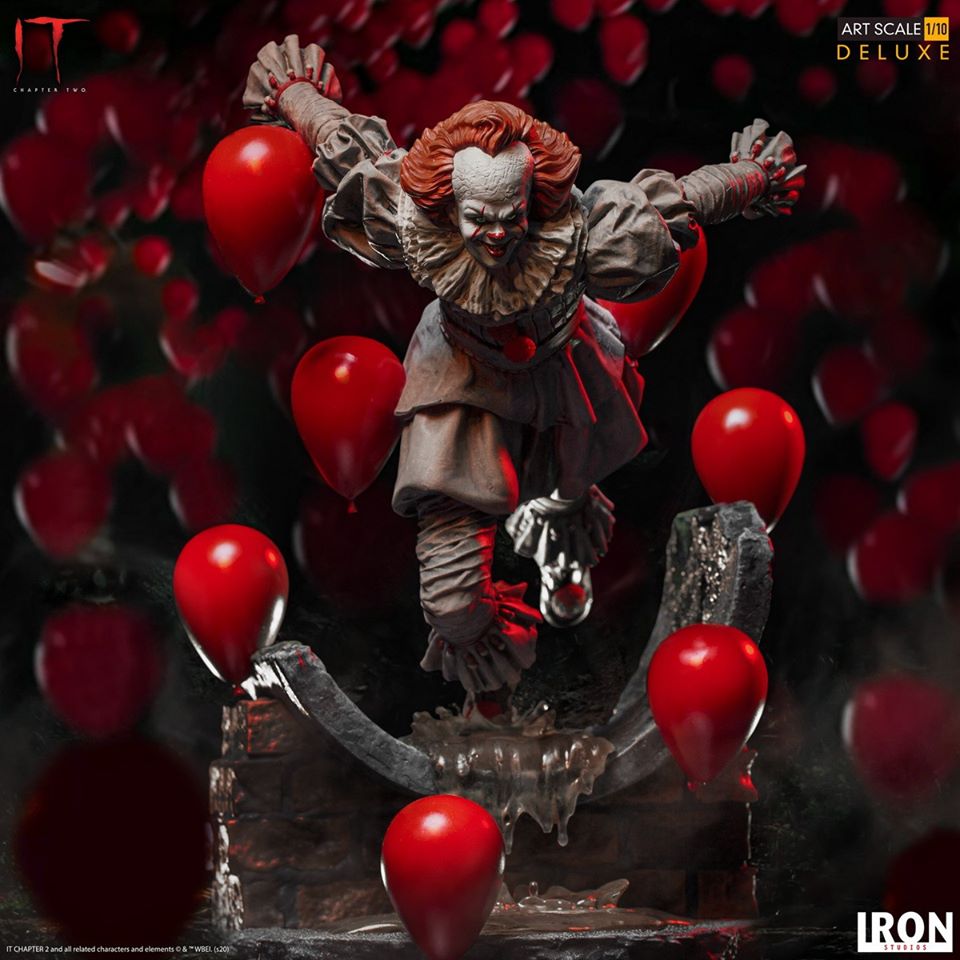 [สั่งจอง]IRON STUDIOS WBHOR31220-10 Art Scale 1/10 IT Chapter Two : Pennywise Deluxe Edition