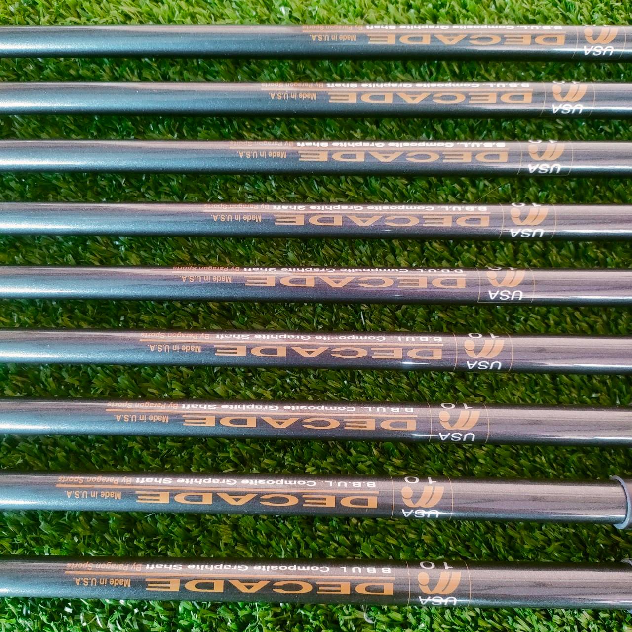 ชุดเหล็ก MITSUSHIBA DECADE M10 ของใหม่!! มีเหล็ก 3-9 เเละ PW SW ก้าน DECADE USA M 10 FLEX R เหล็กคุณภาพดี!! ไม้กอล์ฟมือหนึ่ง ของแท้ BY NakaraLuxurious