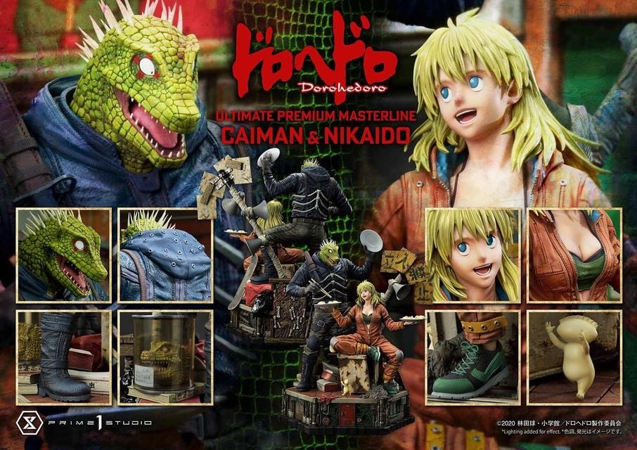 [สั่งจอง]Prime 1 Studio 1/4 : Caiman & Nikaido (Dorohedoro)
